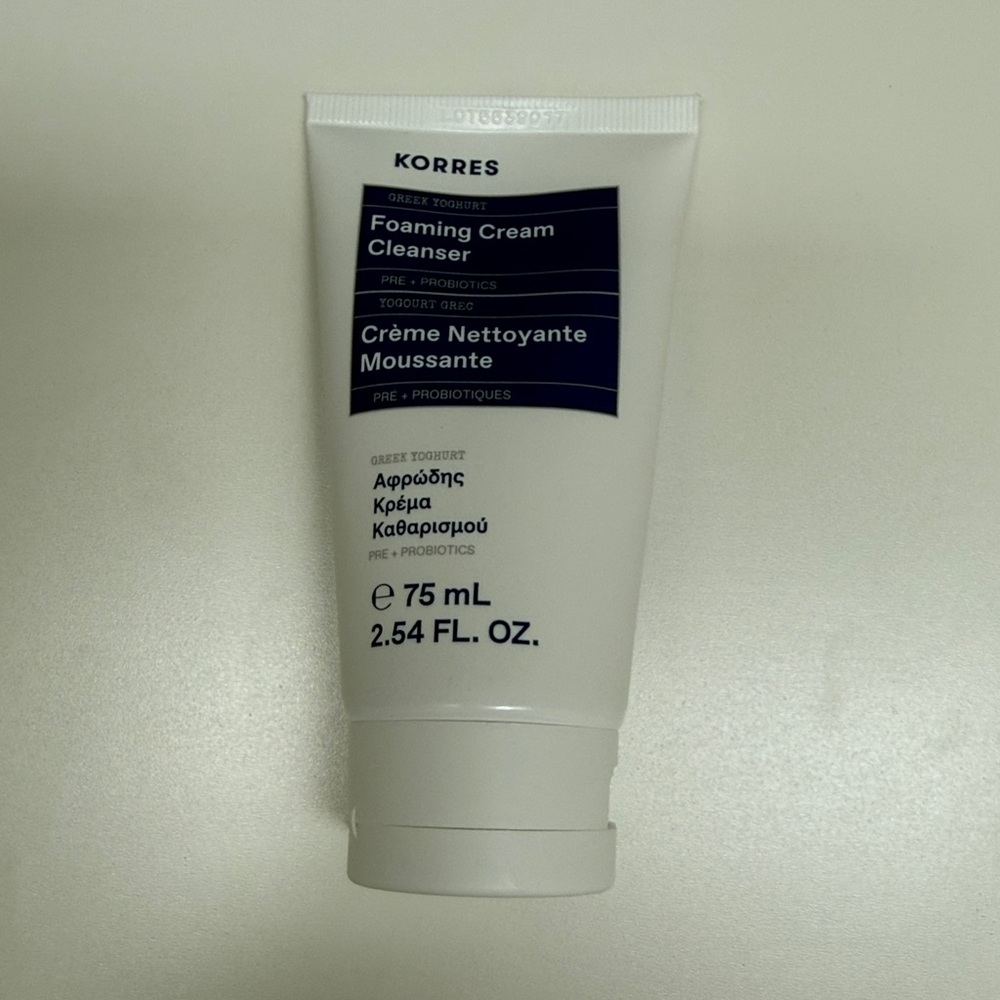 KORRES Greek Yoghurt Foaming Cream Cleanser - 2.54 OZ - Brand New, Sealed - Picture 4 of 6